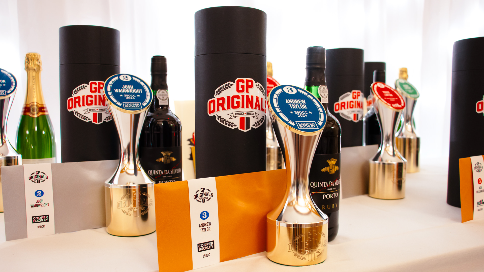 Custom motorsport trophies and awards, precision made in metal